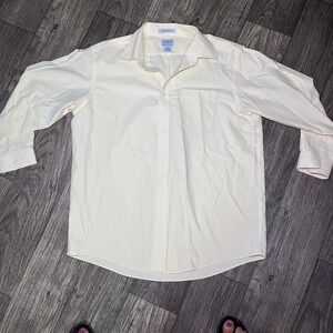 L.L.Bean Wrinkle Resistant Button Down Dress Shirt‎ Cotton Blend 17-33